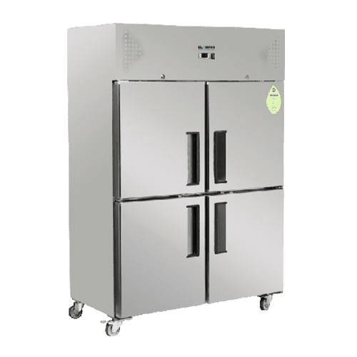 Elanpro Upright Chiller/Freezer 4 Door - Versatile Refrigeration Solution for Commercial Kitchens